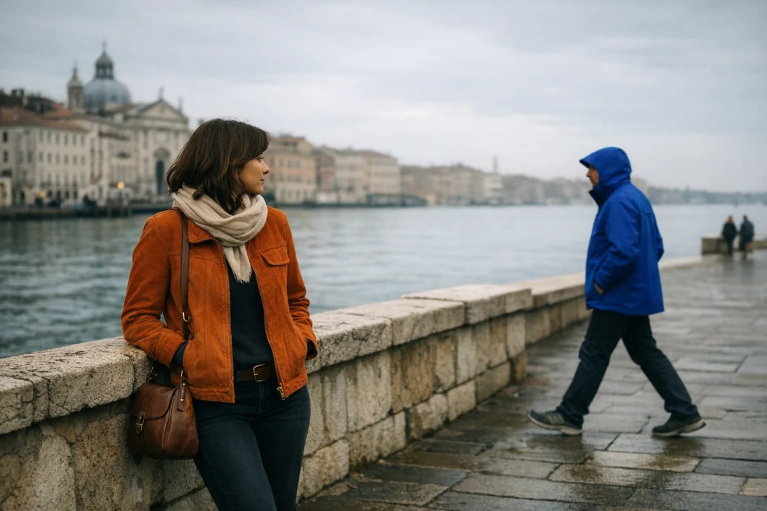 Travel photo with an unwanted passerby