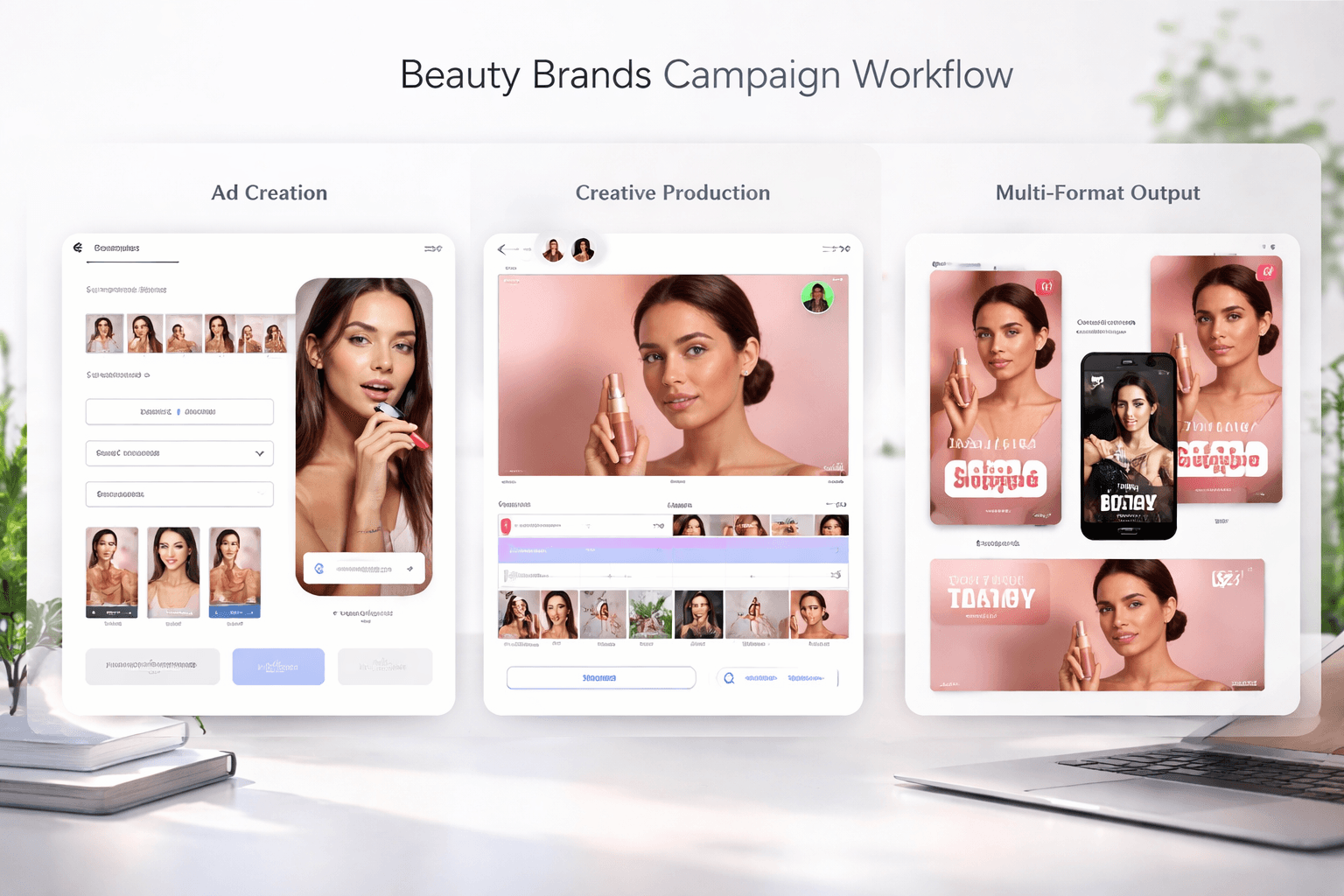 AI Visual Creatives for Beauty