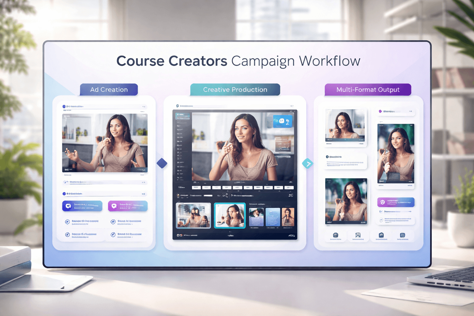 Courses Input -> Ads