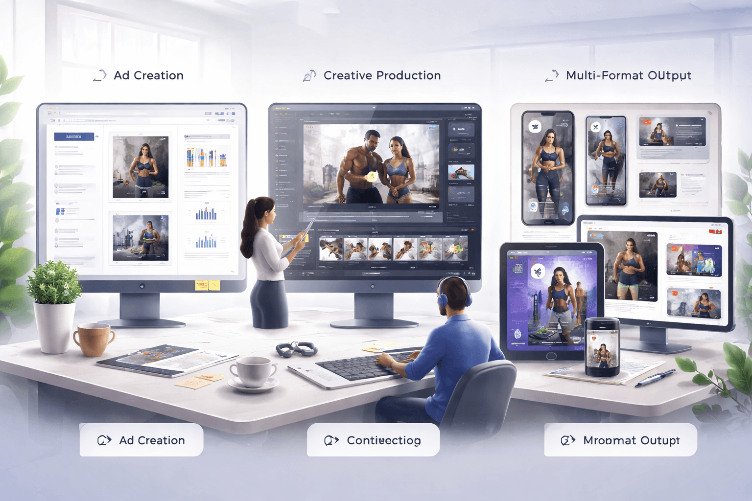 Fitness Input -> Ads