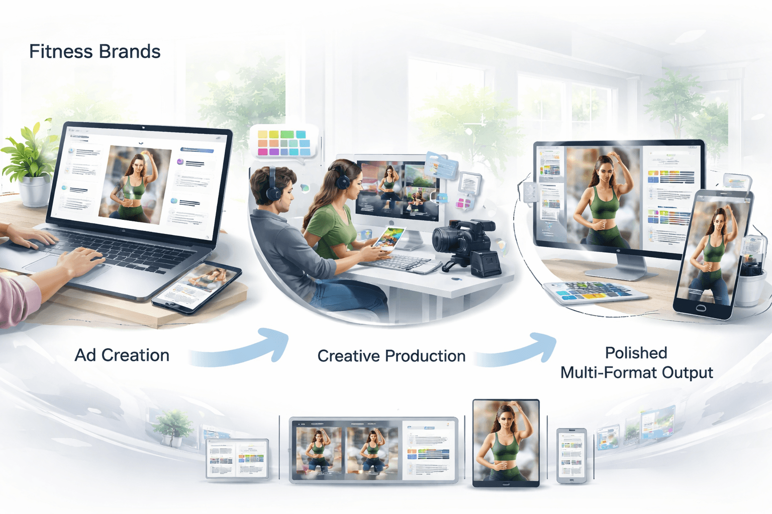 UGC-Style Videos for Fitness