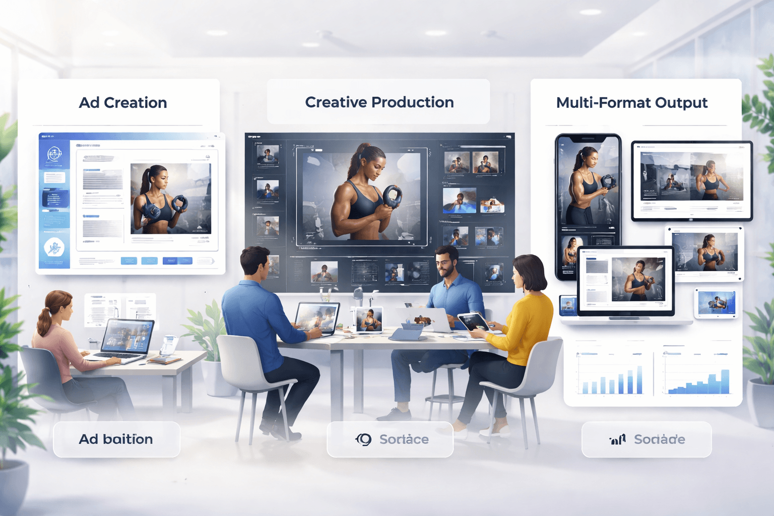 Multi-Platform Fitness Ads