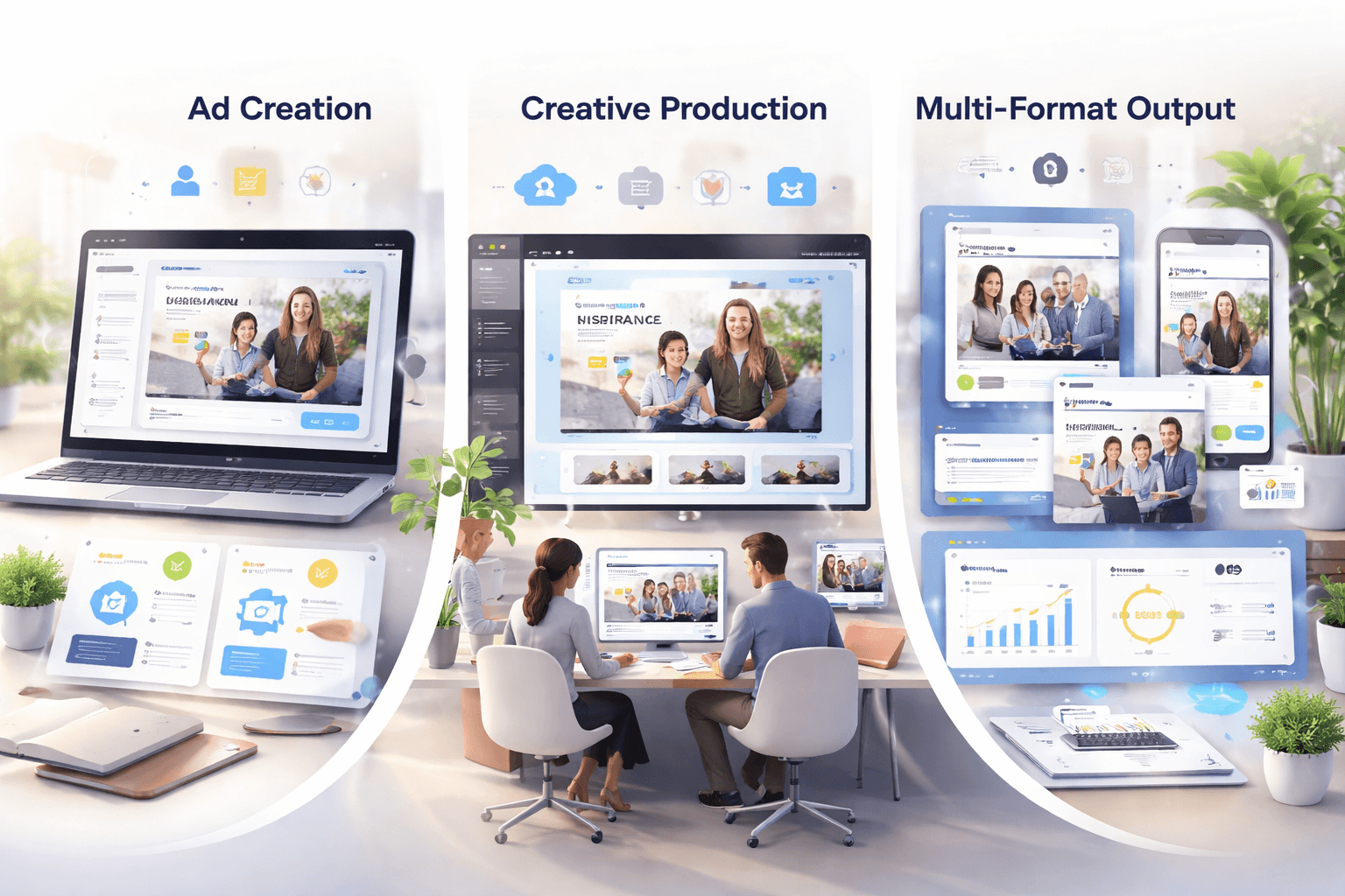 Multi-Platform Insurance Ads