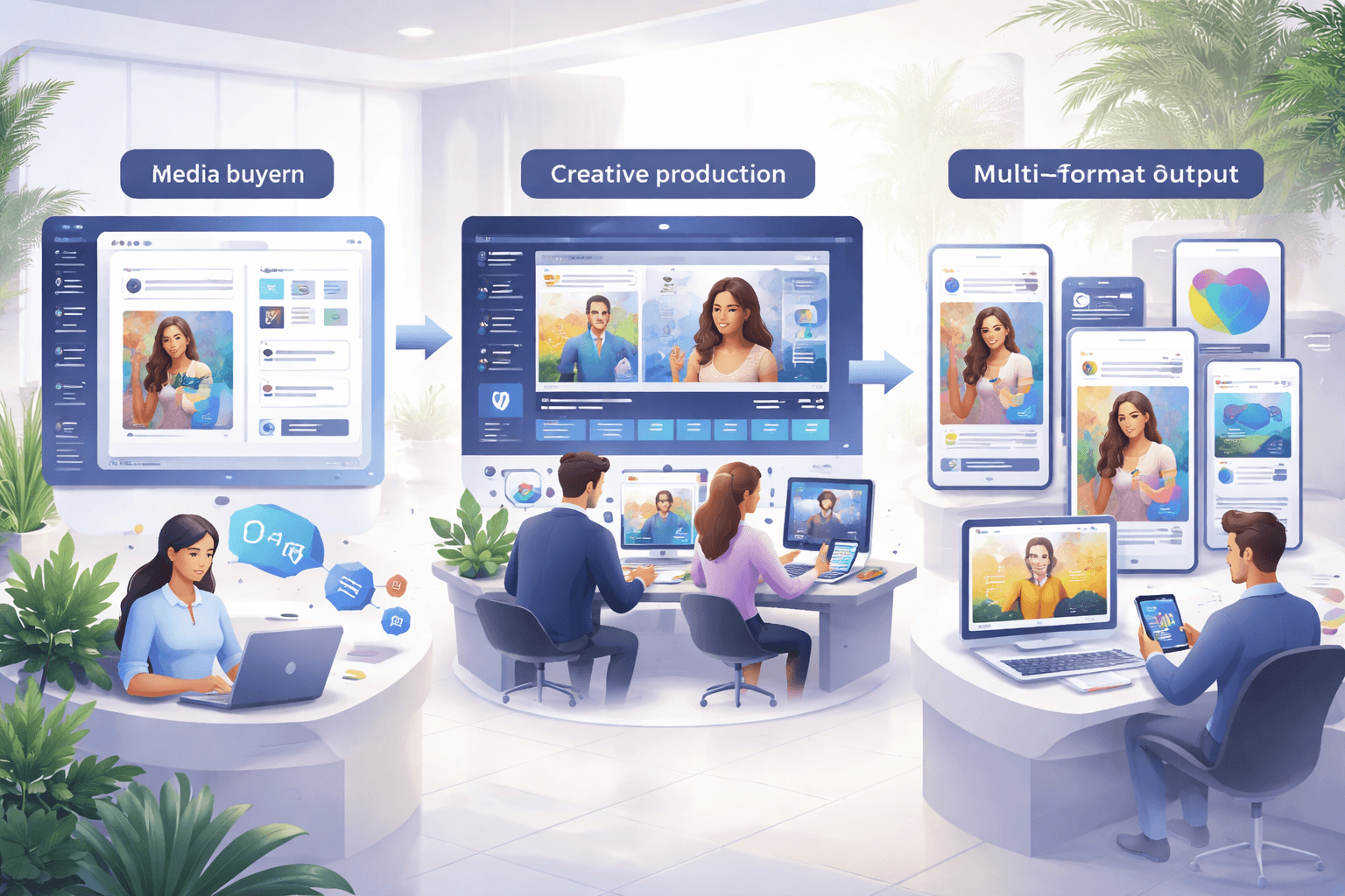 Media Buyers Input -> Ads