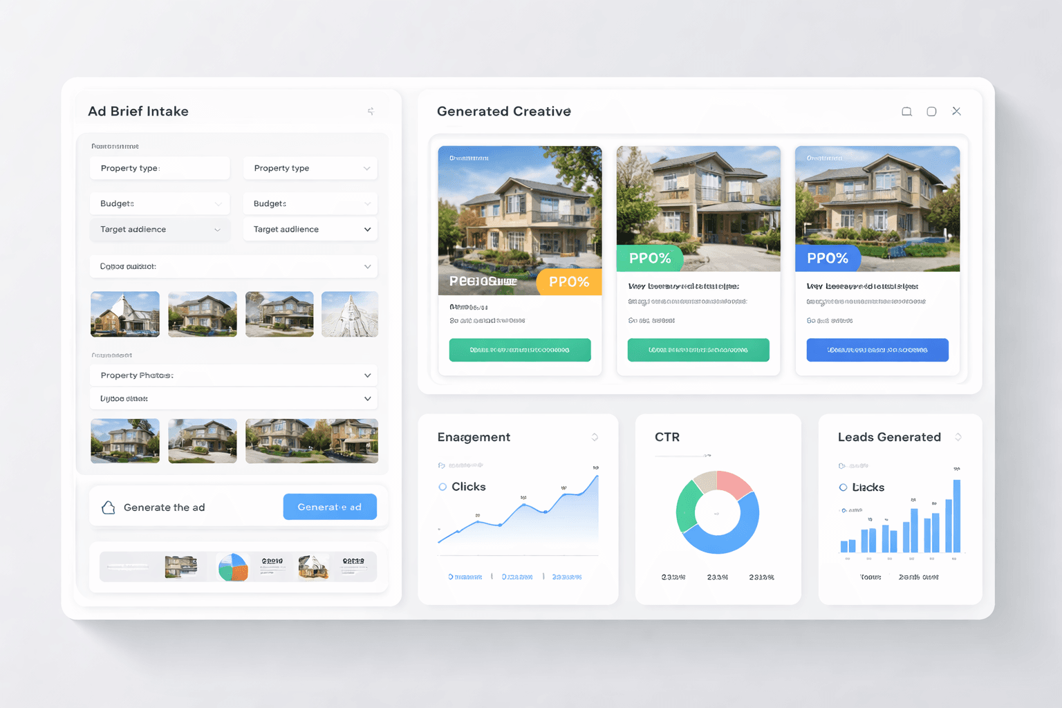 Real Estate generated creative outputs