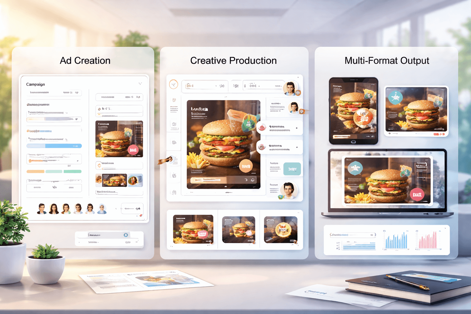 AI Visual Creatives for Restaurants