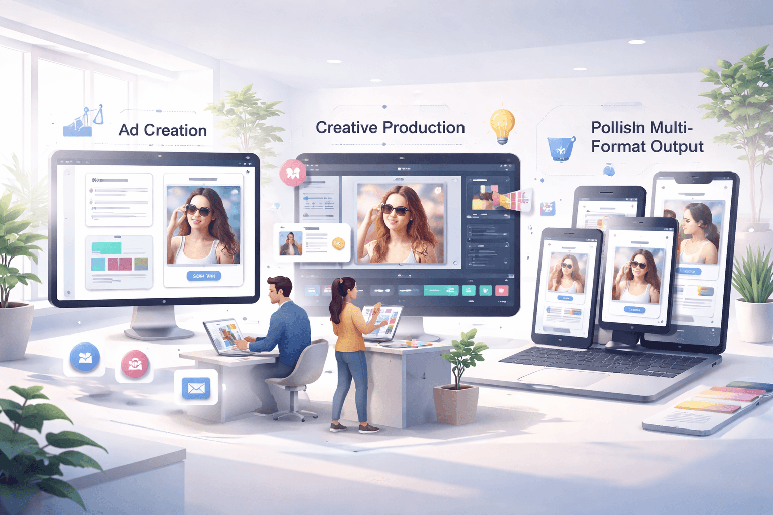 AI Visual Creatives for SaaS