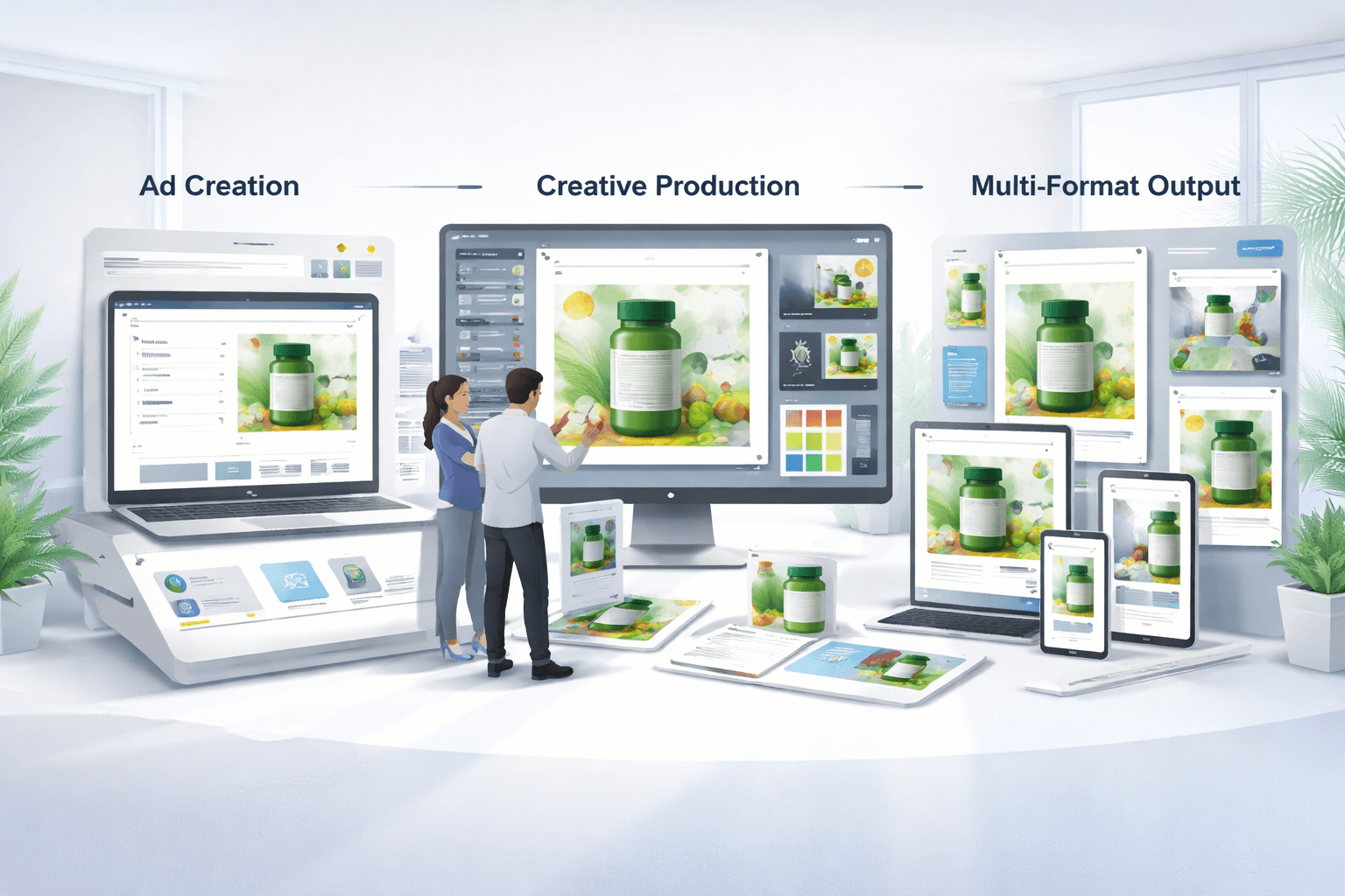 Supplements Input -> Ads