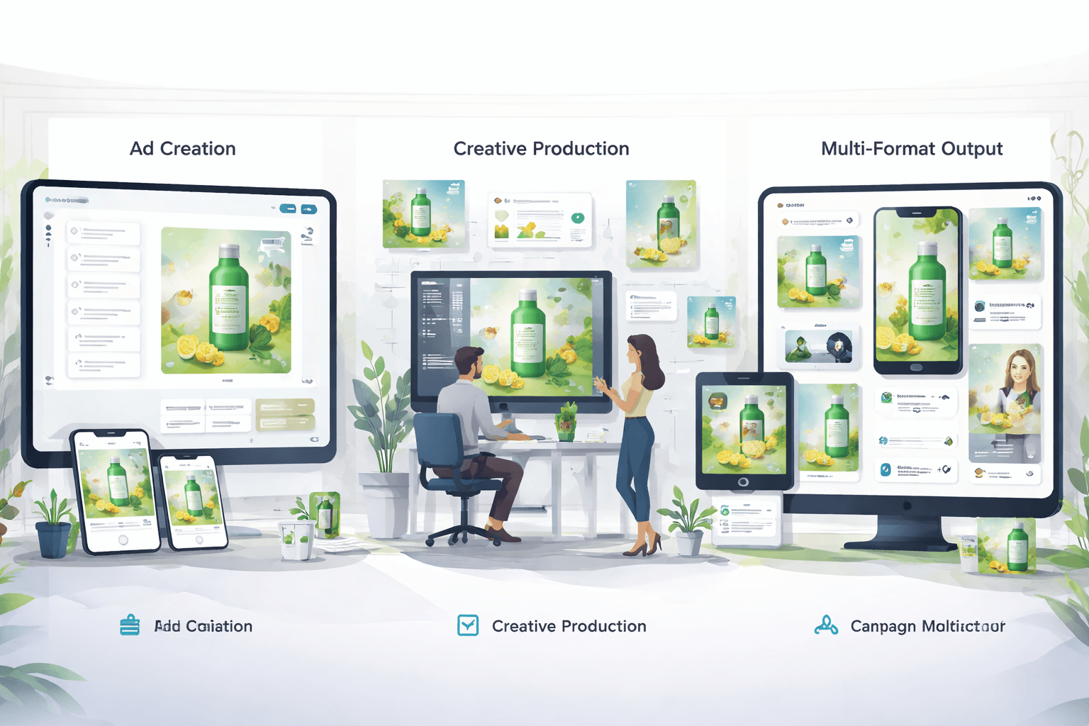 AI Visual Creatives for Supplements