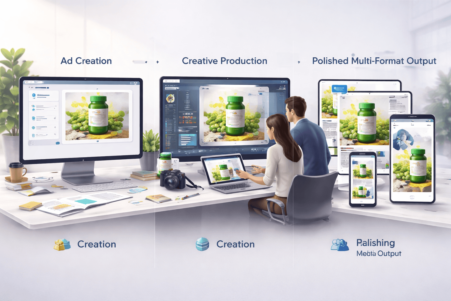 Multi-Platform Supplements Ads