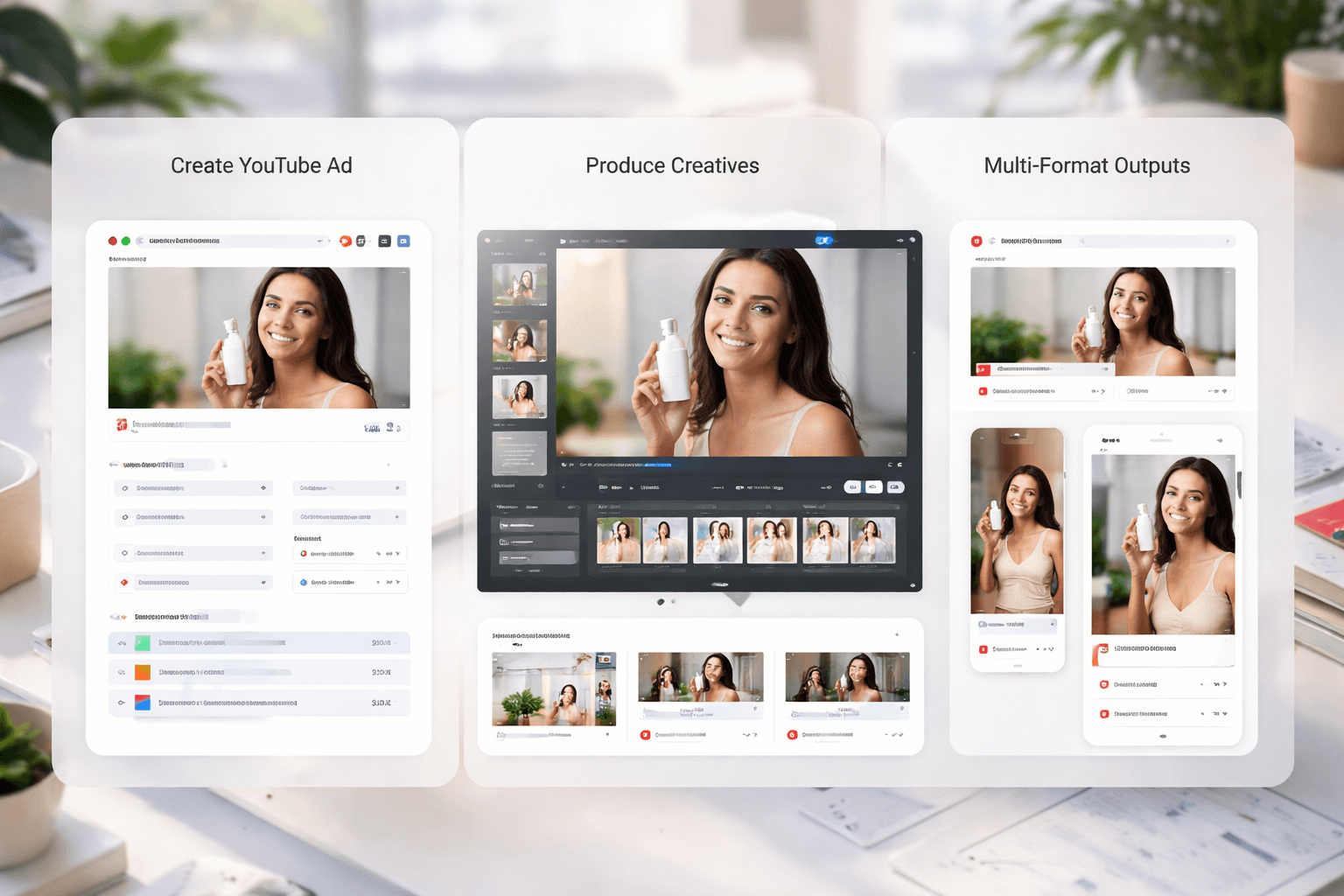AI Visual Creatives for YouTube Ads