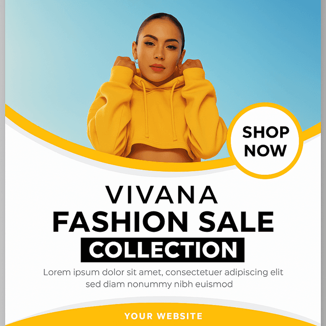 Fashion sale ad