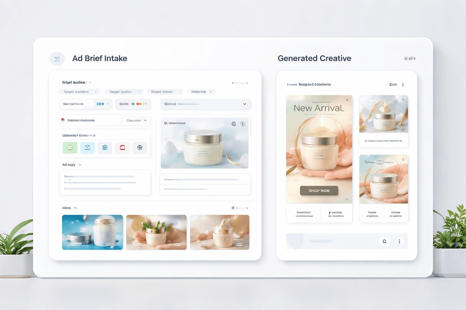 D2C Brands brief input workflow