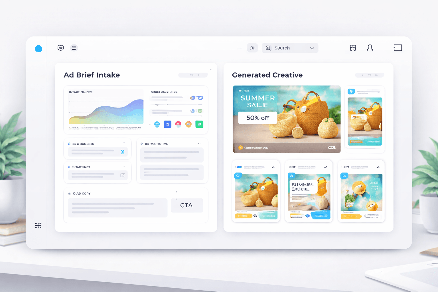 Marketing Agencies brief input workflow