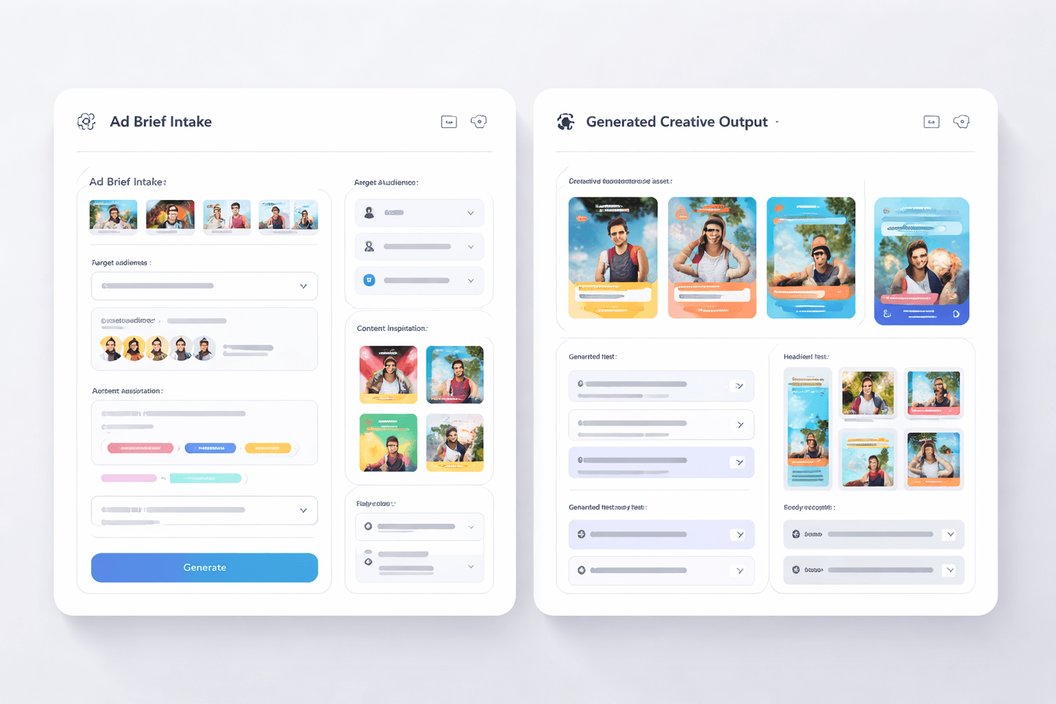 Marketing Agencies generated creative outputs