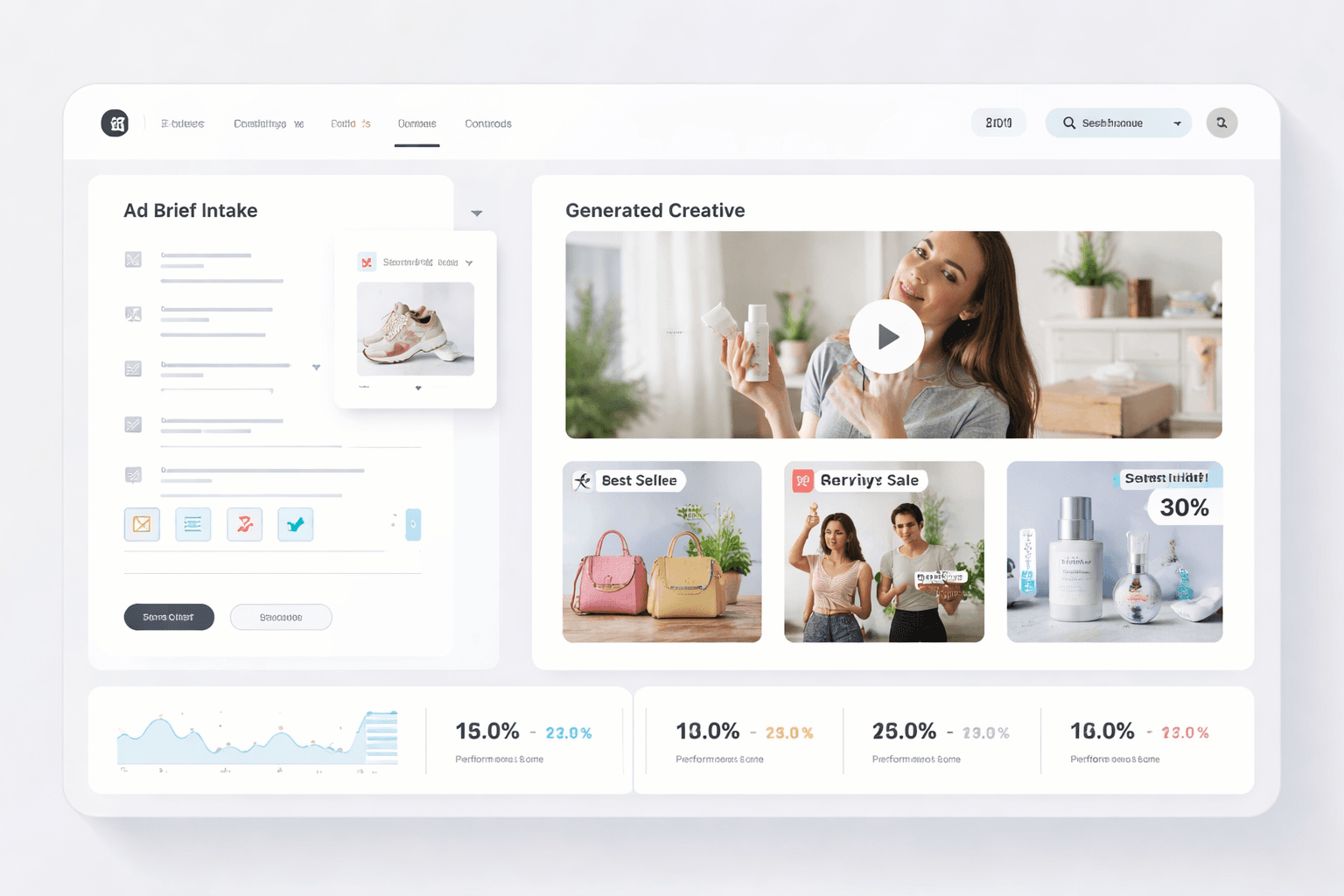 TikTok Shops brief input workflow