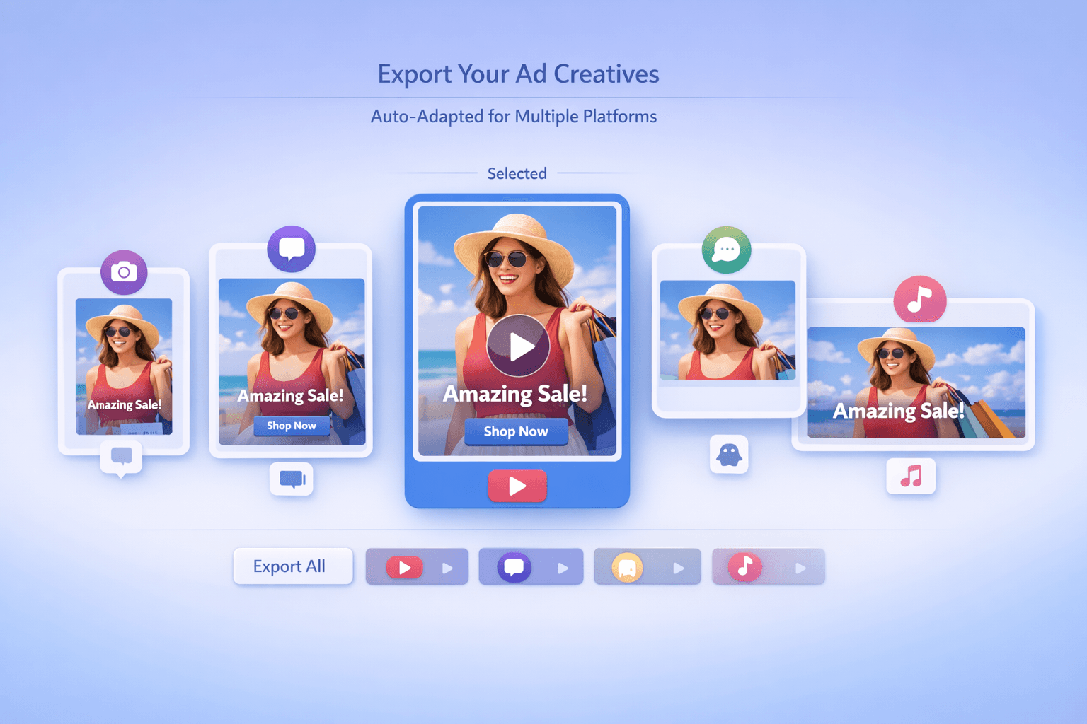 Multi platform video output