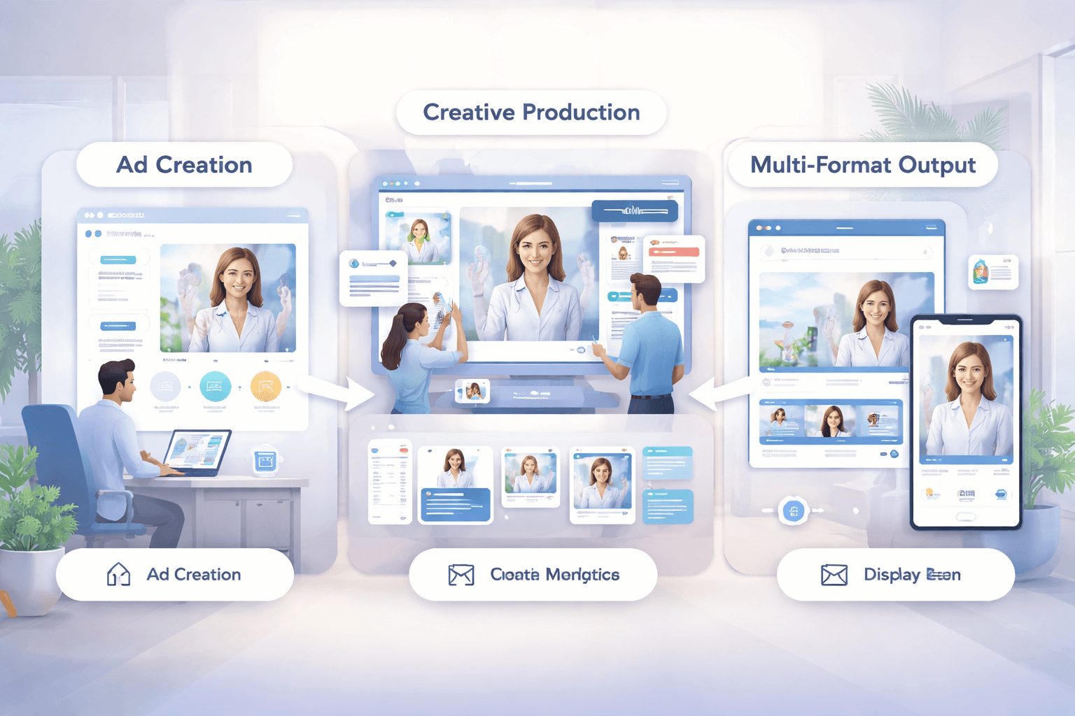 AI Visual Creatives for Dental Clinics