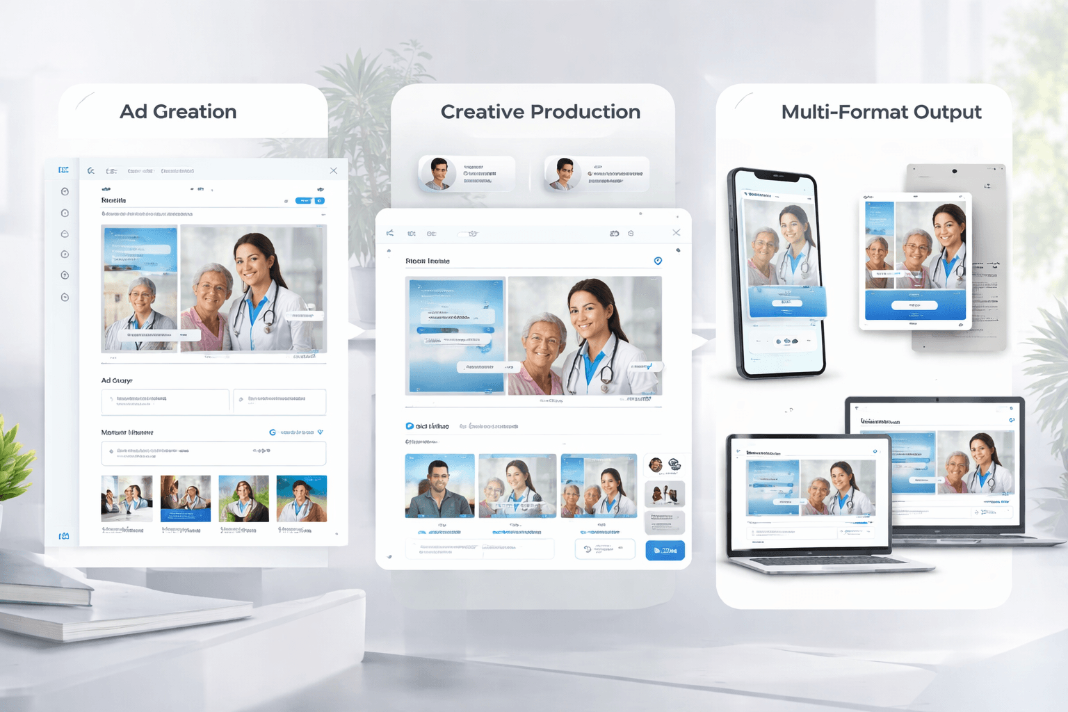 Healthcare Input -> Ads