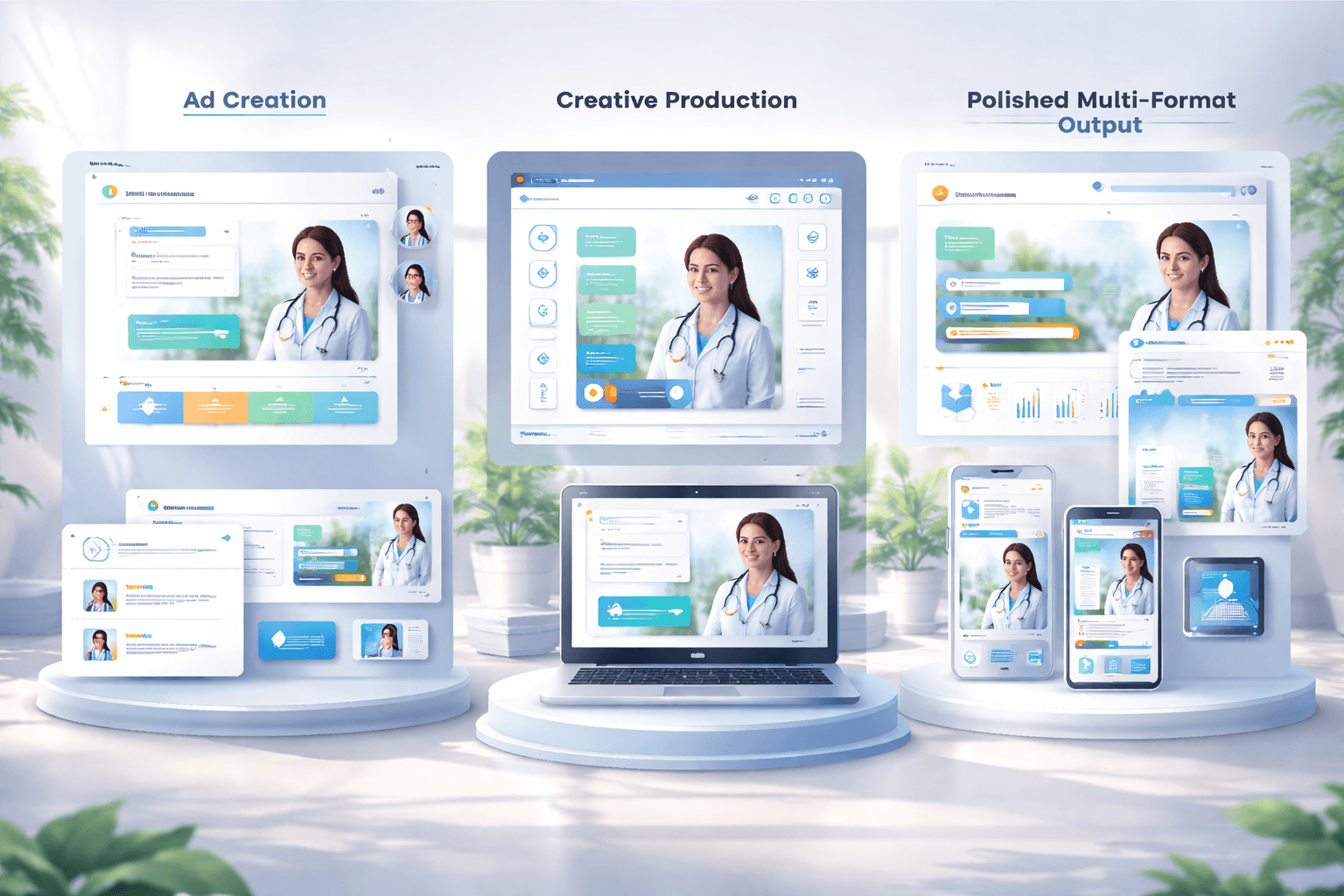 AI Visual Creatives for Healthcare