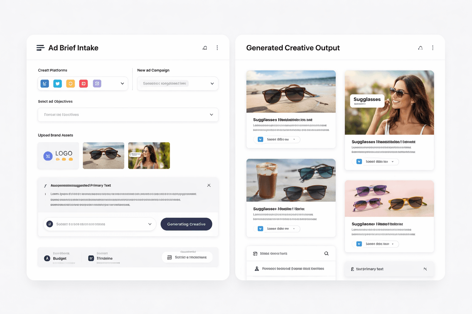 Performance Marketers generated creative outputs