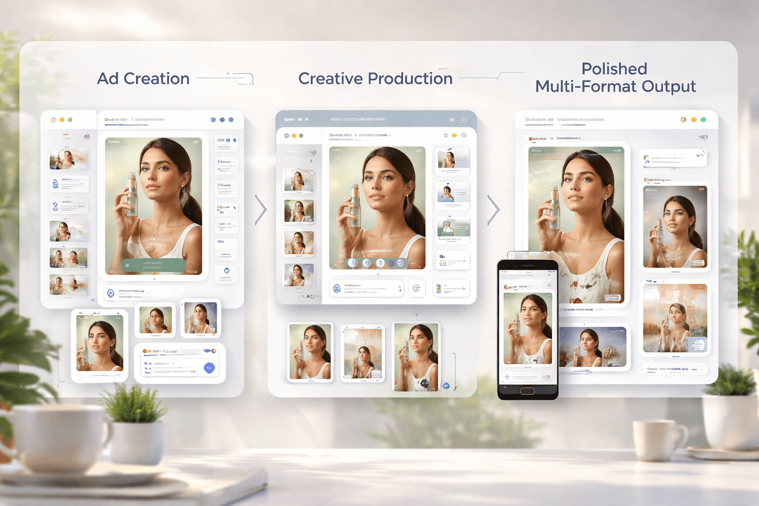 Skincare Input -> Ads