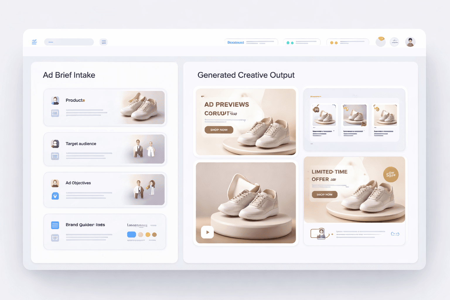 Ecommerce Brands brief input workflow